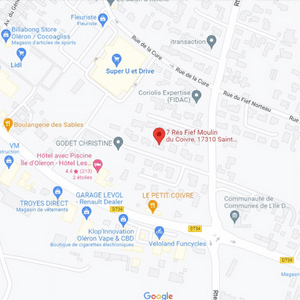 googlemaps-moulin du coivre_st pierre d'oleron