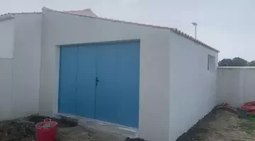 Construction garage et enduits-île d'oléron